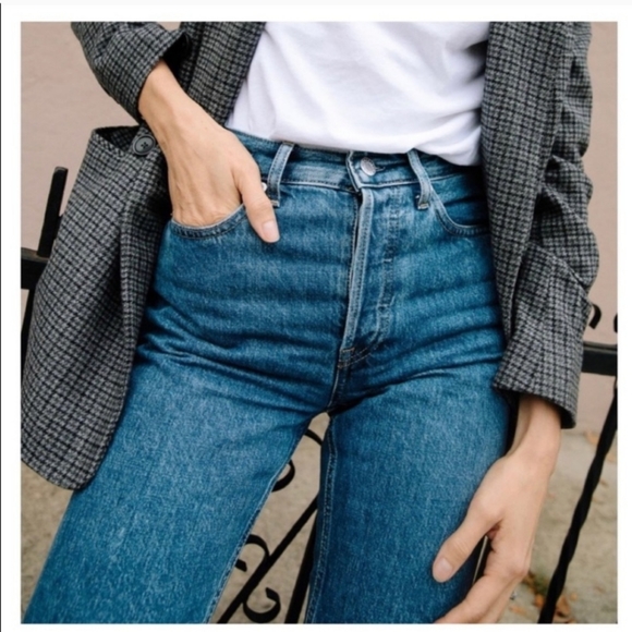 Everlane Denim - Everlane High Rise Straight Regular Jeans